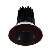 Lotus LED-2-S8W2 Designer 2" 8W LED Round Recessed Downlight, 60° Beam Angle - Black/Bronze