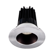 Lotus LED-2-S8W2 Designer 2" 8W LED Round Recessed Downlight, 60° Beam Angle - Bronze/Chrome