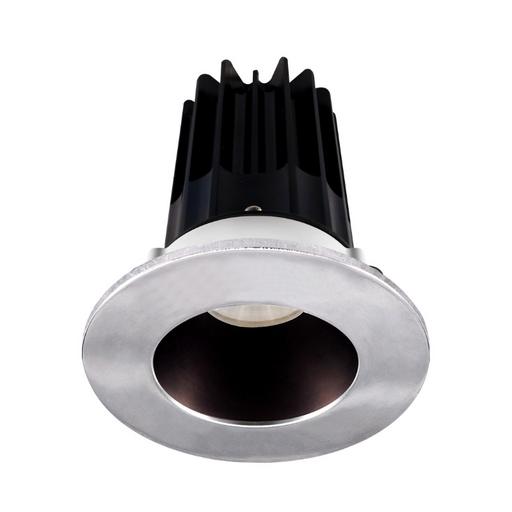 Lotus LED-2-S8W2 Designer 2" 8W LED Round Recessed Downlight, 60° Beam Angle - Bronze/Chrome