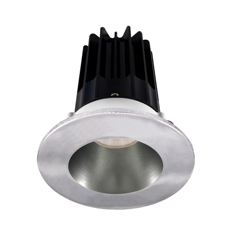 Lotus LED-2-S8W2 Designer 2" 8W LED Round Recessed Downlight, 60° Beam Angle - Chrome/Chrome