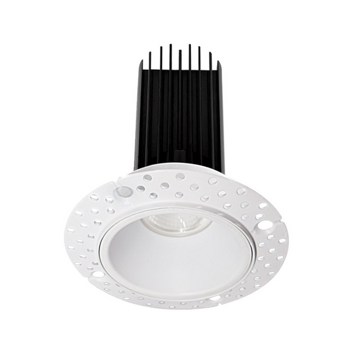 Lotus LED-2-S15W-T Designer 2" 15W LED Round Trimless Recessed Downlight, 5CCT Selectable, 120V - White