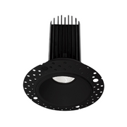 Lotus LED-2-S15W-T Designer 2" 15W LED Round Trimless Recessed Downlight, 5CCT Selectable, 120V - Black