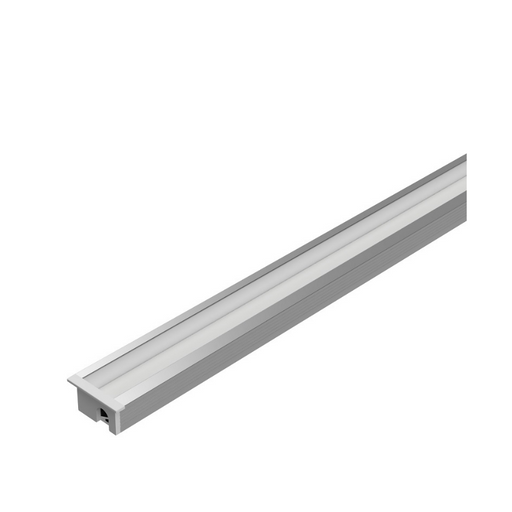 WAC LED-T-CH 5-ft Aluminum Channel Angled Recessed Mount - Aluminum