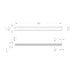 WAC LED-T-CH 5-ft Aluminum Channel Angled Recessed Mount