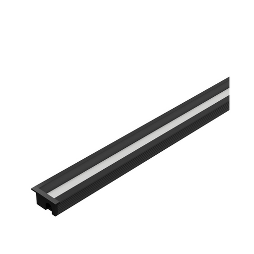 WAC LED-T-CH 5-ft Aluminum Channel Angled Recessed Mount - Black