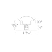 WAC LED-T-CL2-PT InvisiLED Adjustable Mounting Clips For Aluminum Channel