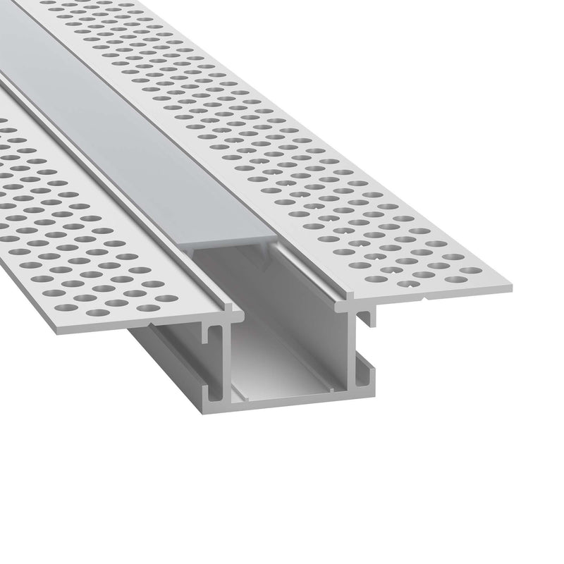 WAC LED-T-RCH4-WT 8-ft Slim Symmetrical Recessed Channel - Mud In