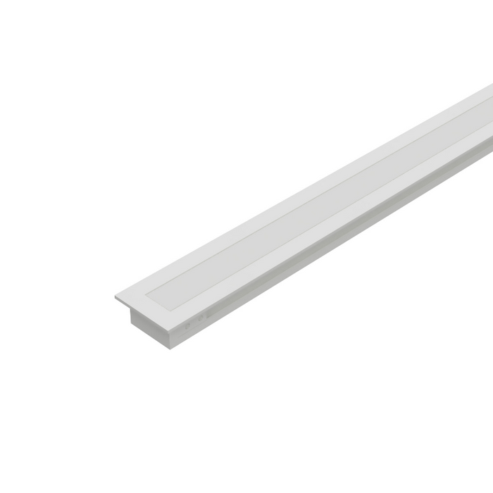 WAC LED-T-RCH5 8-ft Aluminum Channel Slim Recessed Trim - White