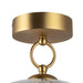 Alora Mood SF443308-UNV Leota 1-lt 8" LED Semi-Flush Mount - Brushed Gold