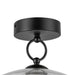 Alora Mood SF443308-UNV Leota 1-lt 8" LED Semi-Flush Mount - Matte Black
