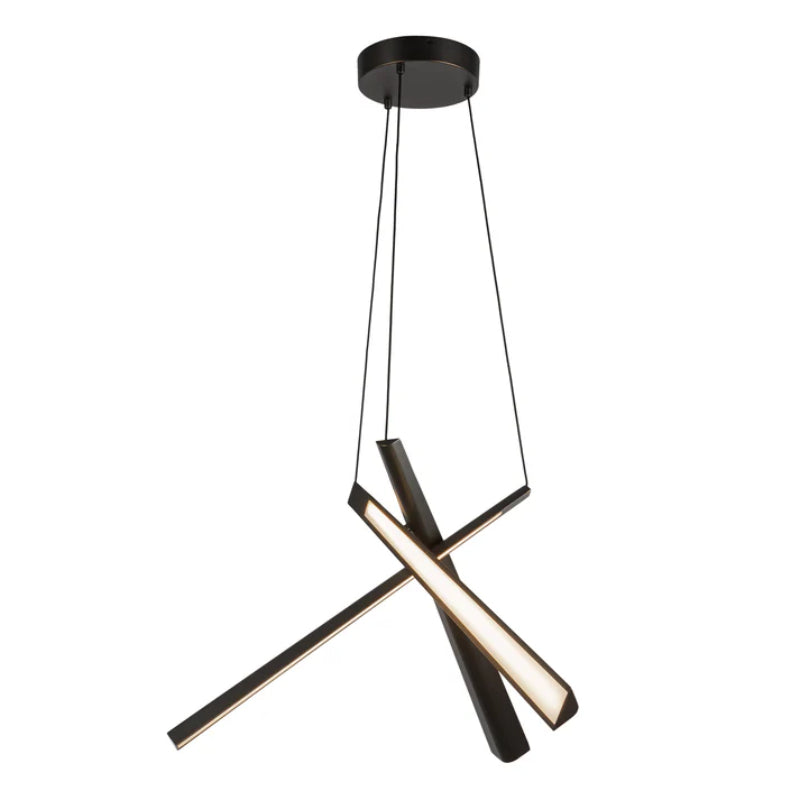 Kuzco CH68127 Lex 27" LED Chandelier - Urban Bronze
