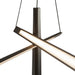 Kuzco CH68127 Lex 27" LED Chandelier - Urban Bronze