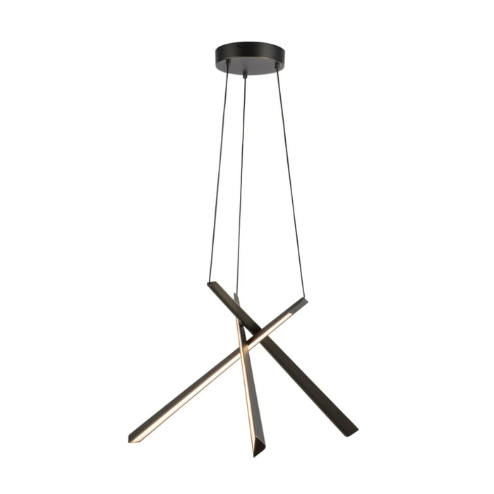 Kuzco CH68127 Lex 27" LED Chandelier - Urban Bronze