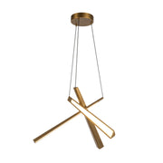 Kuzco CH68127 Lex 27" LED Chandelier - Vintage Brass