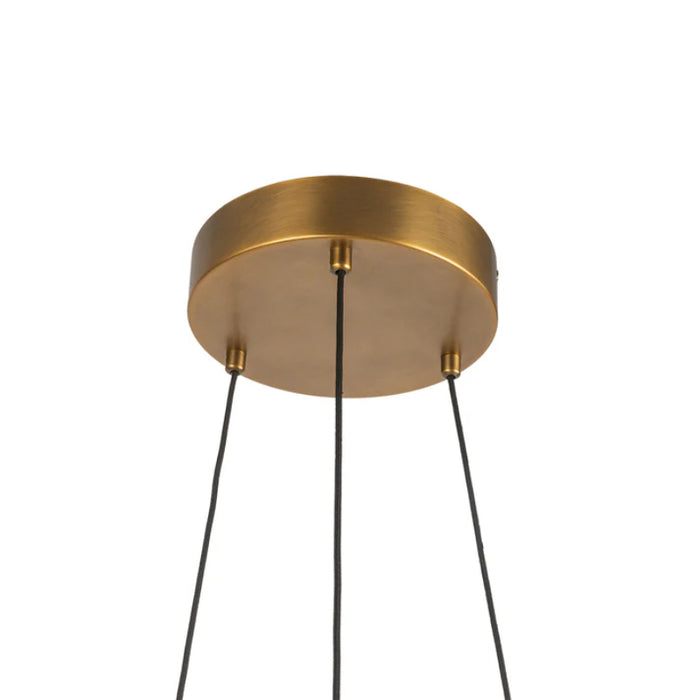 Kuzco CH68127 Lex 27" LED Chandelier - Vintage Brass