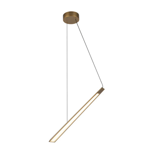 Kuzco LP68124 Lex 1-lt 24" LED Pendant - Vintage Brass