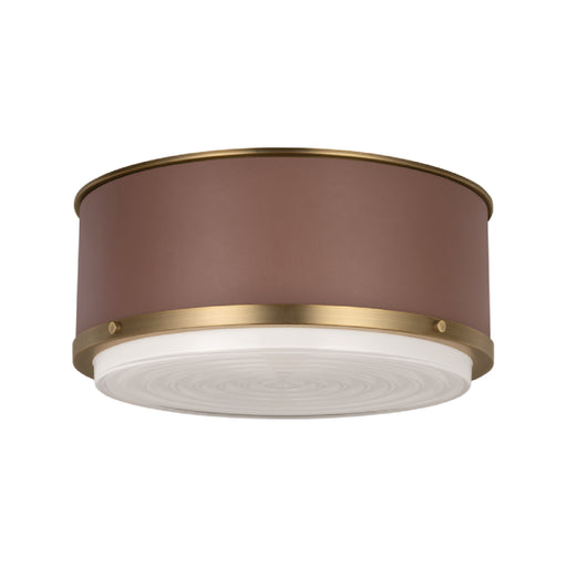 Visual Comfort LF1062 Marlowe 2-lt 13" Medium Flush Mount - Time Worm Brass