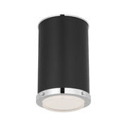 Visual Comfort LF1081 Marlowe 1-lt 5" LED Small Flush Mount - Polished Nickel