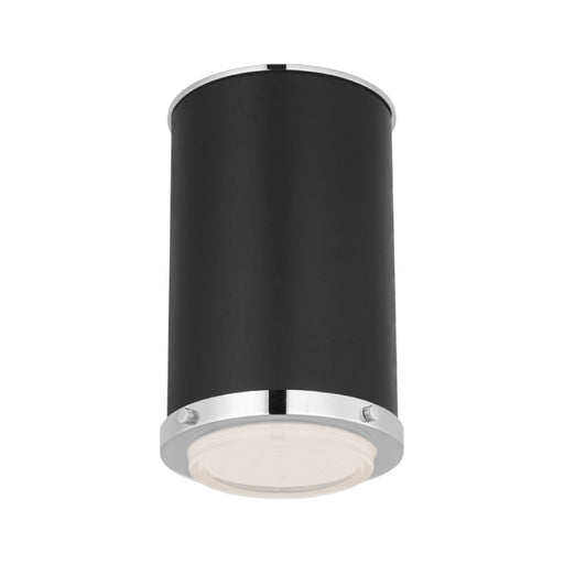 Visual Comfort LF1081 Marlowe 1-lt 5" LED Small Flush Mount - Polished Nickel