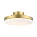 Fanimation LK8505 TriAire Custom 12" LED Light Kit, 3CCT Selectable - Brushed Satin Brass