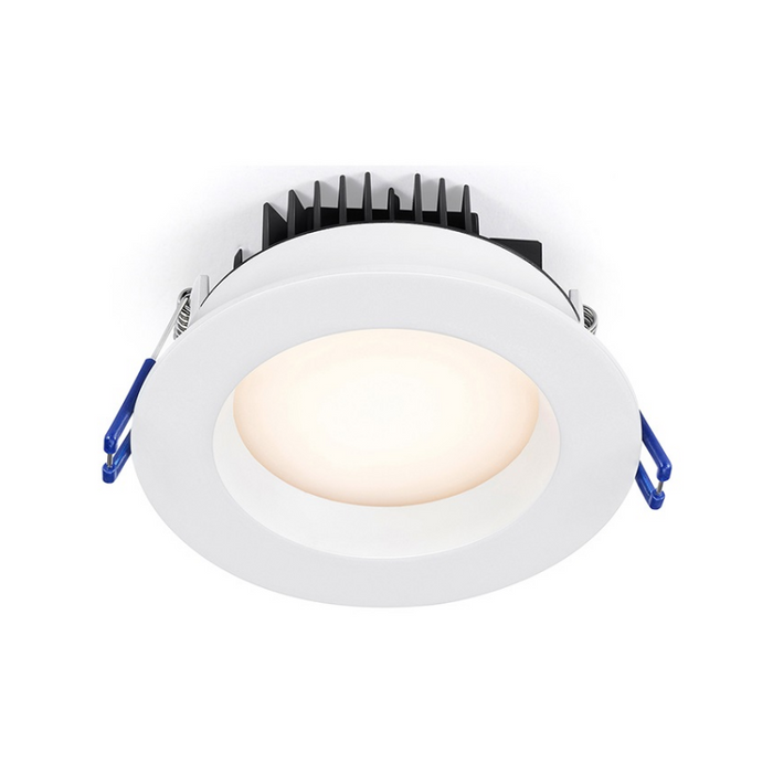Lotus LL4RR 4" 14.5W LED Round Regressed Open Plenum Rated Downlight - White