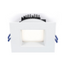 Lotus LL4SR 4" 14.5W LED Square Regressed Open Plenum Rated Downlight - White