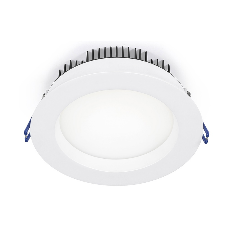 Lotus LL6RR 6" 17W LED Round Regressed Open Plenum Rated Downlight, 5CCT Selectable - White