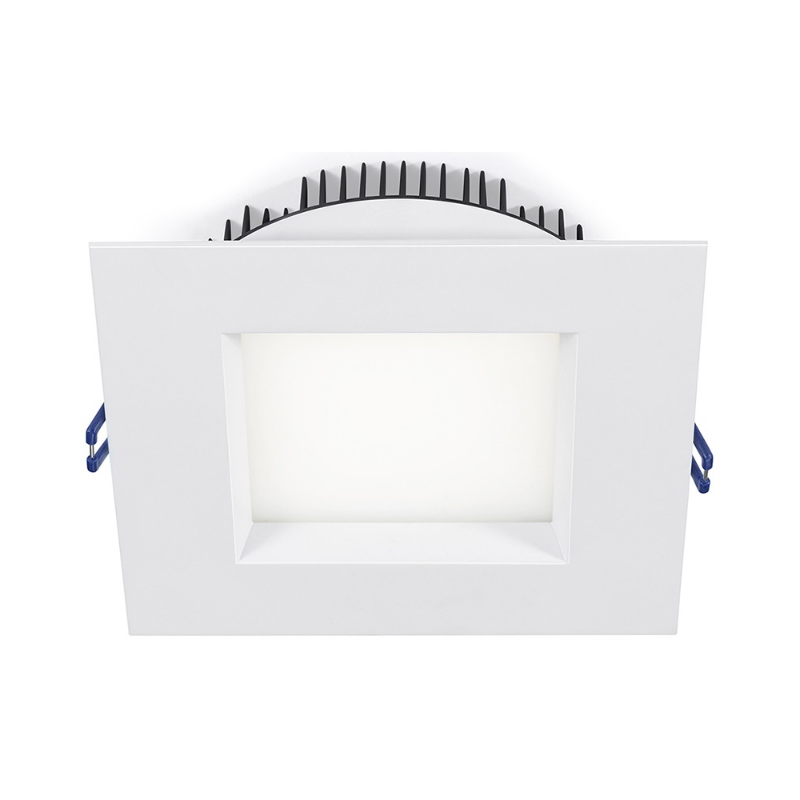 Lotus LL6SR 6" 18W LED Square Regressed Open Plenum Rated Downlight, 5CCT Selectable - White