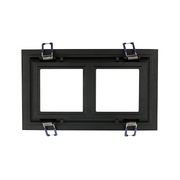 Lotus LLL-M2 9" Multi 2 Head Recessed Fixture for LSG3-HO-TT - Black
