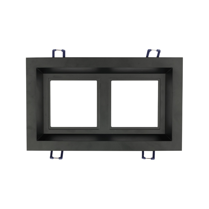 Lotus LLL-M2 9" Multi 2 Head Recessed Fixture for LSG3-HO-TT - Black