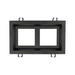 Lotus LLL-M2 9" Multi 2 Head Recessed Fixture for LSG3-HO-TT - Black