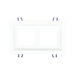 Lotus LLL-M2 9" Multi 2 Head Recessed Fixture for LSG3-HO-TT - White