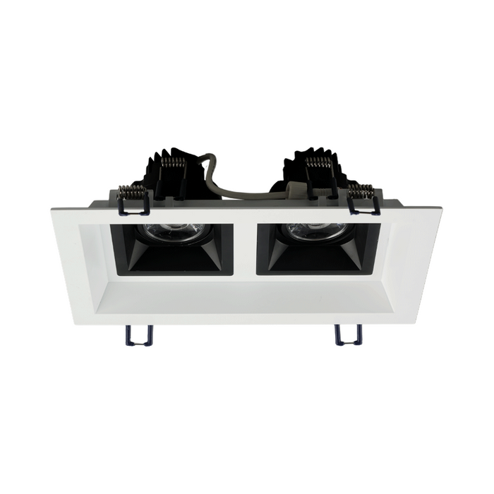 Lotus LLL-M2 9" Multi 2 Head Recessed Fixture for LSG3-HO-TT - White