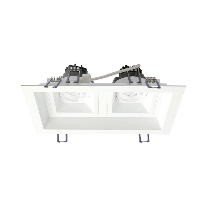 Lotus LLL-M2 9" Multi 2 Head Recessed Fixture for LSG3-HO-TT - White