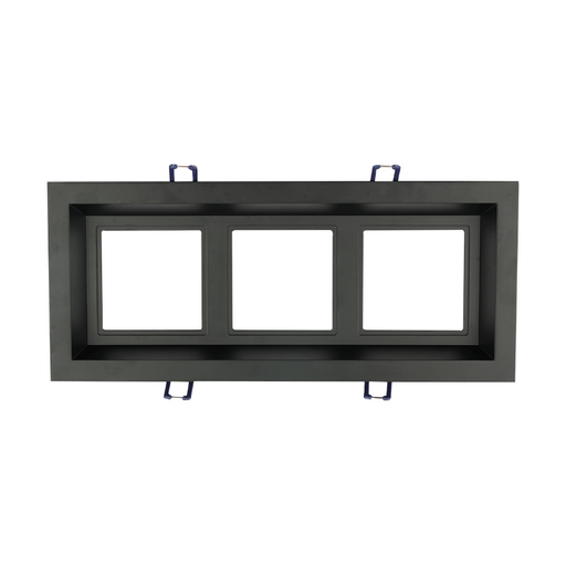 Lotus LLL-M3 13" Multi 3 Head Recessed Fixture for LSG3-HO-TT - Black