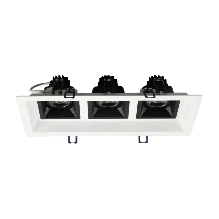 Lotus LLL-M3 13" Multi 3 Head Recessed Fixture for LSG3-HO-TT - White