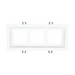 Lotus LLL-M3 13" Multi 3 Head Recessed Fixture for LSG3-HO-TT - White