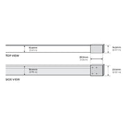 Core LNHV40 1-ft Flexible LED Strip, 4W/ft., 120V, Horizontal Bend