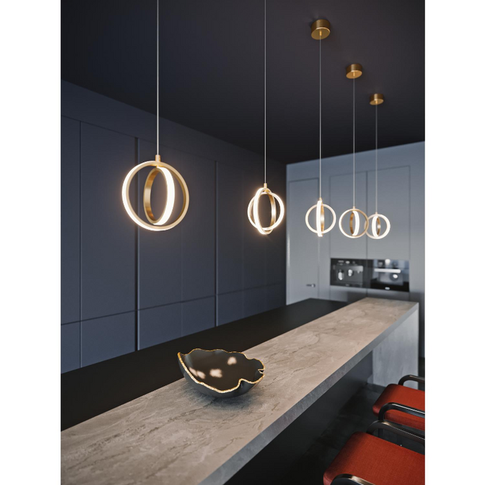 AFX LCKP09L30D1 LCKP Series Lock 2-lt 9" LED Pendant