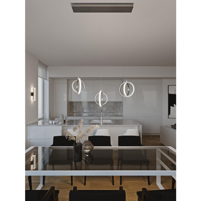 AFX LCKP09L30D1 LCKP Series Lock 6-lt 36" LED Multi Linear Pendant