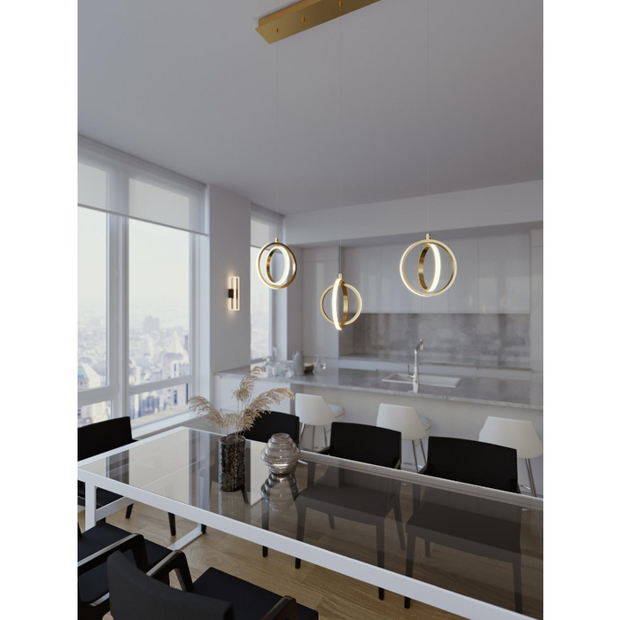 AFX LCKP09L30D1 LCKP Series Lock 6-lt 36" LED Multi Linear Pendant