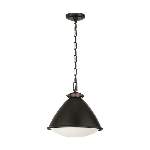 Visual Comfort LP1111 Hayward 1-lt 13" Medium Pendant - Aged Iron