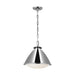 Visual Comfort LP1111 Hayward 1-lt 13" Medium Pendant - Polished Nickel