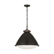 Visual Comfort LP1121 Hayward 1-lt 18" Large Pendant - Aged Iron