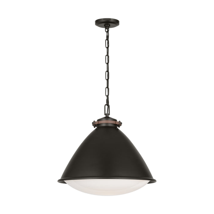 Visual Comfort LP1121 Hayward 1-lt 18" Large Pendant - Aged Iron