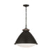 Visual Comfort LP1121 Hayward 1-lt 18" Large Pendant - Aged Iron