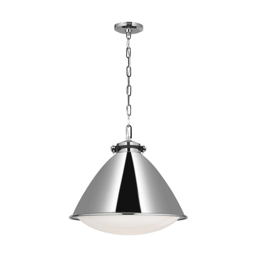 Visual Comfort LP1121 Hayward 1-lt 18" Large Pendant - Polished Nickel