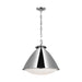 Visual Comfort LP1121 Hayward 1-lt 18" Large Pendant - Polished Nickel