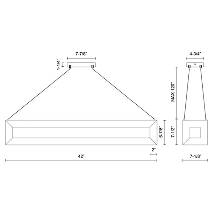 Kuzco LP32942 Morina 42" LED Pendant