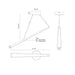 Kuzco LP68124 Lex 1-lt 24" LED Pendant
